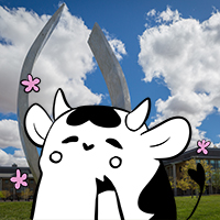 portrait of Doris the Cow